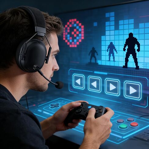 BlackShark V3 Pro Cooling Gel Earpads and Mic Foam Replacement Ear Pads Ear Cushions Compatible with Razer BlackShark V3 Pro Wireless ANC Gaming Headset(Do Not Fit Razer BlackShark V3 / V3X) in Saudi Arabia