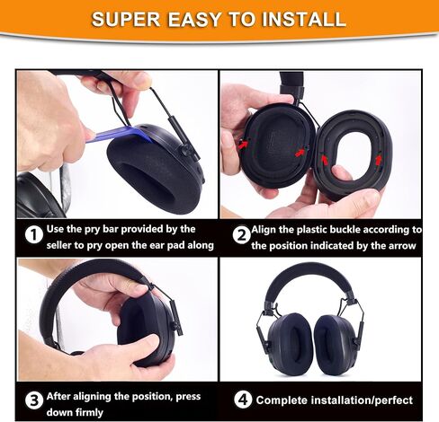BlackShark V3 Pro Cooling Gel Earpads and Mic Foam Replacement Ear Pads Ear Cushions Compatible with Razer BlackShark V3 Pro Wireless ANC Gaming Headset(Do Not Fit Razer BlackShark V3 / V3X) in Saudi Arabia