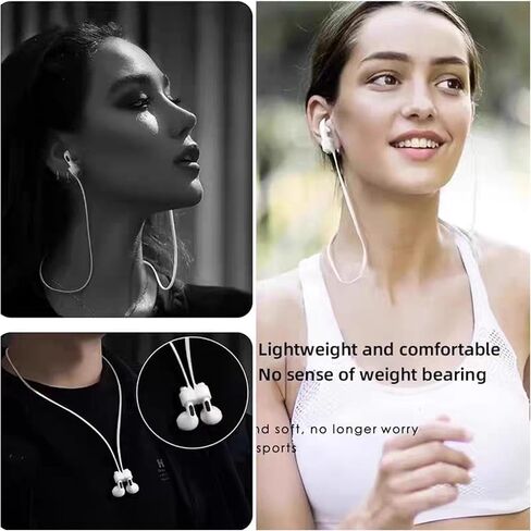 أشرطة مغناطيسية مضادة للفقد متوافقة مع AirPods من الجيل الأول إلى الجيل الرابع وAirPods Pro من الجيل الأول إلى الرابع، مع زوجين إضافيين من خطافات الأذن (6 عبوات باللون الأبيض) in Kuwait