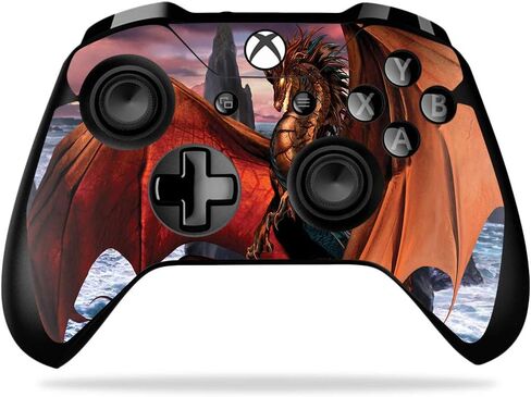 غلاف MightySkins متوافق مع وحدة تحكم Microsoft Xbox One X - Dragon Reign | غطاء ملتف واقٍ ومتين وفريد ​​من نوعه من الفينيل | سهل التطبيق والإزالة وتغيير الأنماط | صنع في الولايات المتحدة الأمريكية in Kuwait