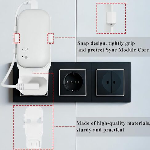 حامل نافذة متوافق مع Blink Outdoor 4 (الجيل الرابع)، حامل جداري للمخرج متوافق مع وحدة Blink Sync الأساسية in Kuwait