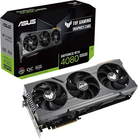 ASUS TUF Gaming NVIDIA GeForce RTX 4080 Super OC Edition Gaming Graphics Card (PCIe 4.0, 16GB GDDR6X, HDMI 2.1a, DisplayPort 1.4a) in Saudi Arabia