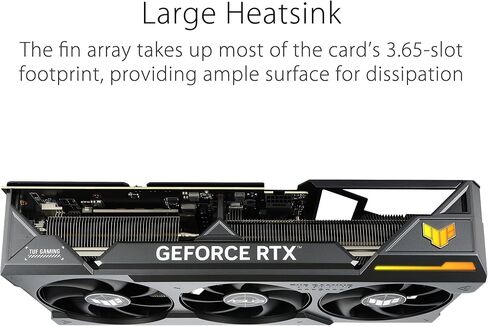 ASUS TUF Gaming NVIDIA GeForce RTX 4080 Super OC Edition Gaming Graphics Card (PCIe 4.0, 16GB GDDR6X, HDMI 2.1a, DisplayPort 1.4a) in Saudi Arabia