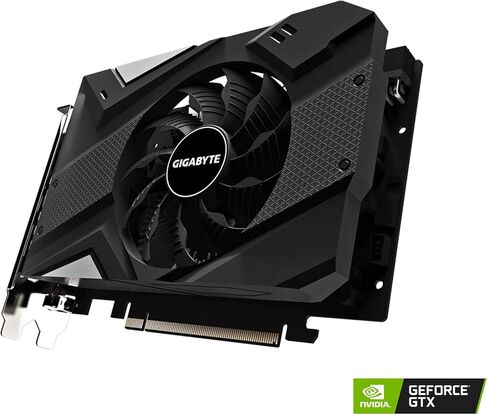 Gigabyte GeForce GTX 1650 D6 OC 4G Graphics Card, 170mm Compact Size, 4GB 128-Bit GDDR6, GV-N1656OC-4GD REV2.0 Video Card (Renewed) in Saudi Arabia