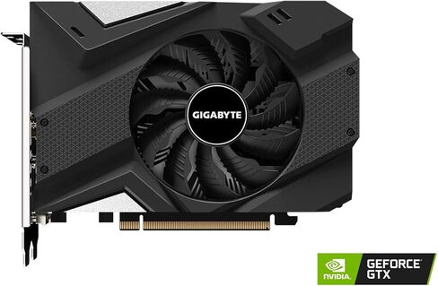 Gigabyte GeForce GTX 1650 D6 OC 4G Graphics Card, 170mm Compact Size, 4GB 128-Bit GDDR6, GV-N1656OC-4GD REV2.0 Video Card (Renewed) in Saudi Arabia