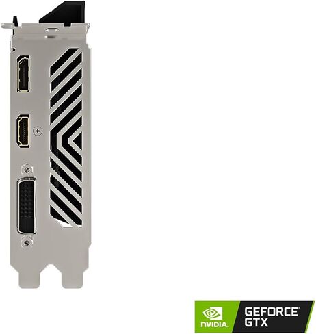 Gigabyte GeForce GTX 1650 D6 OC 4G Graphics Card, 170mm Compact Size, 4GB 128-Bit GDDR6, GV-N1656OC-4GD REV2.0 Video Card (Renewed) in Saudi Arabia