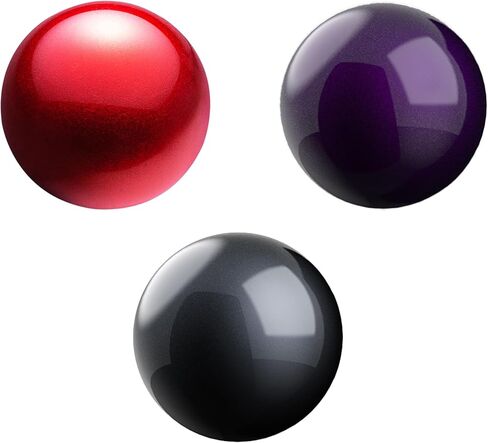 SANWA 3PCS Trackball 44mm/1.73in, Replacement Ball for ELECOM Deft/deft pro, and Other Compatible Trackball Mouse, Glossy Red + Purple + Black in Saudi Arabia