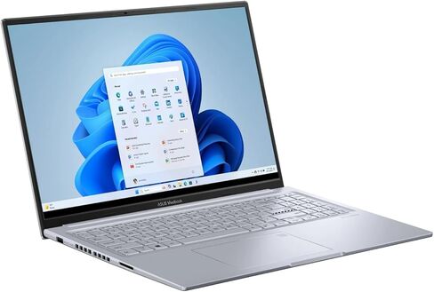 كمبيوتر محمول ASUS Vivobook Pro 16 بوصة WUXGA، الجيل الثالث عشر Intel i9-13900H، NVIDIA GeForce RTX 4050 6GB، ذاكرة الوصول العشوائي DDR4 16 جيجابايت، 1 تيرابايت SSD، Thunderbolt 4، لوحة مفاتيح بإضاءة خلفية، بصمة الإصبع، Windows 11 Home (متجدد) in Kuwait