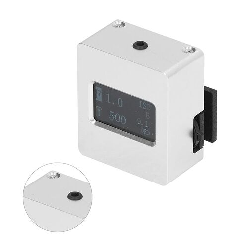 Camera Light Meter Upper Reflection Photometer Cold Hot Shoe Fixing with USB Cable HY‑201X (Silver White) in Saudi Arabia