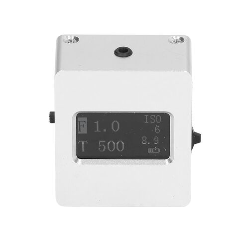 Camera Light Meter Upper Reflection Photometer Cold Hot Shoe Fixing with USB Cable HY‑201X (Silver White) in Saudi Arabia