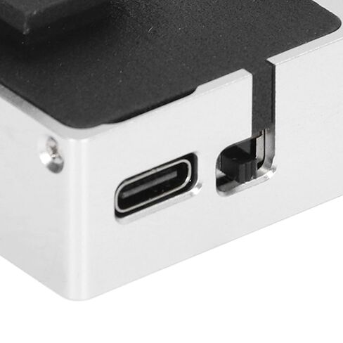 Camera Light Meter Upper Reflection Photometer Cold Hot Shoe Fixing with USB Cable HY‑201X (Silver White) in Saudi Arabia
