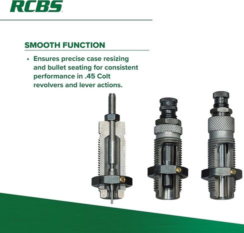 RCBS .45 كولت 3-Die مجموعة فولاذية in Kuwait