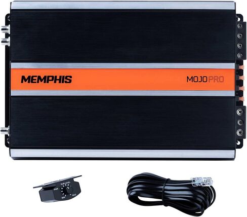 Memphis MJMECHEV8D1V2 Dual 8" Subwoofer Loaded Enclosure Compatible with 2007+ Chevrolet & GMC Crew Cabs with MJP1500.1 Monoblock Amplifier and Amp Wiring Kit in Kuwait