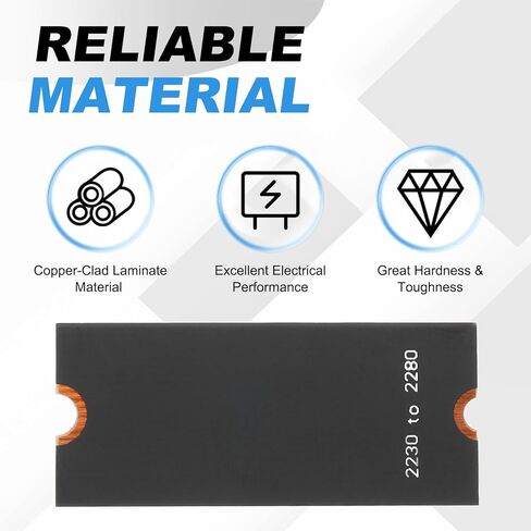 PATIKIL M2 NVME SSD نقل بطاقة محول ممتدة 2230-2280، 2 قطعة محول تمديد M.2 يتغير إلى حجم طويل مع مفكات لمقاهي الإنترنت في المنزل والمكتب، أسود in Kuwait