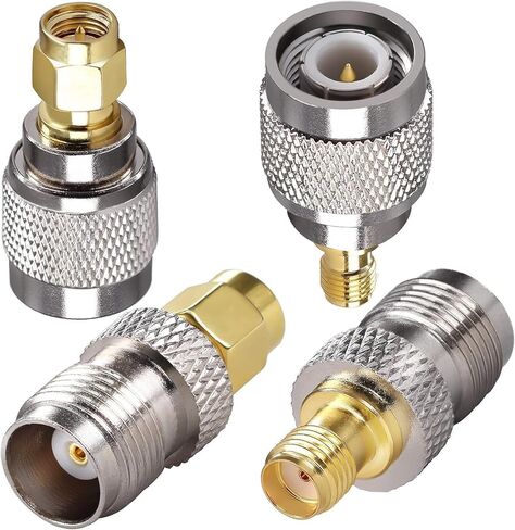 TUOLNK 4PCS SMA to TNC Coax Adapter,Coaxial Connector Kit SMA Male/Female to TNC Male/Female Cable Gender Changers for Radio, LTE Antenna Router in Saudi Arabia
