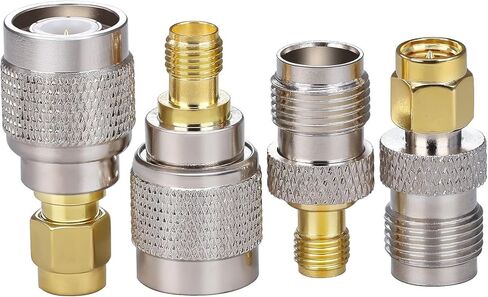 TUOLNK 4PCS SMA to TNC Coax Adapter,Coaxial Connector Kit SMA Male/Female to TNC Male/Female Cable Gender Changers for Radio, LTE Antenna Router in Saudi Arabia