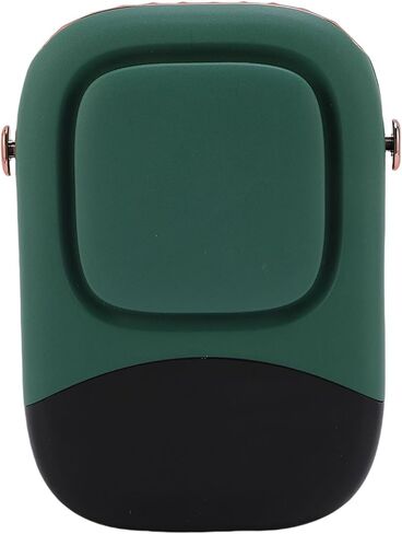 Neck Fan, USB Rechargeable Hanging Neck Fan with Strong Wind, 2000mAh Battery for Outdoor Travel and Office Use (Green) in Saudi Arabia
