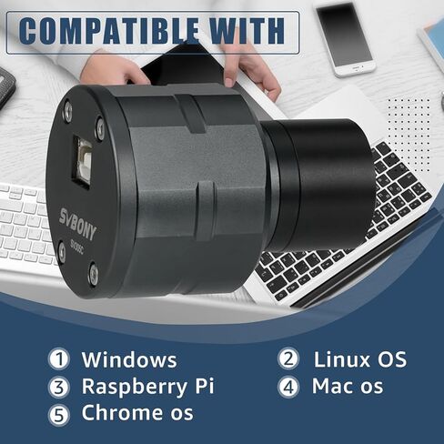 كاميرا دليل SVBONY SV905C، مستشعر CMOS بدقة 1.23 ميجابكسل مع كاميرا التصوير الفلكي SV305C in Saudi Arabia