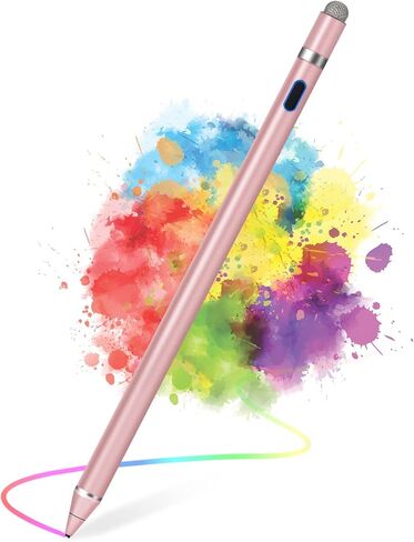 Stylus Digital Pen for Touch Screens, Active Pencil Fine Point Compatible with iPhone iPad and Other Tablets for Drawing and Handwriting (Black) in Kuwait
