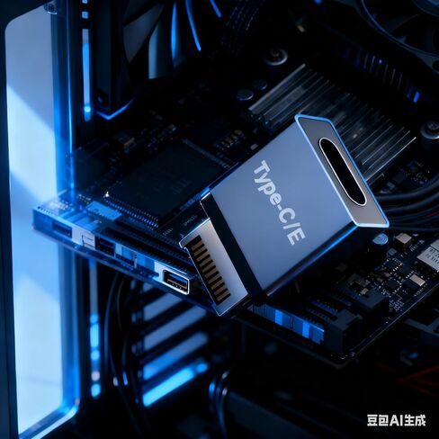 محول اللوحة الأم USB C بسرعة 10 جيجابت في الثانية، محول تمديد USB 3.1 Gen 2 Type E ذكر إلى USB C يدعم نقل البيانات والشحن للمحول الداخلي للوحة الأم. حزمة واحدة in Kuwait