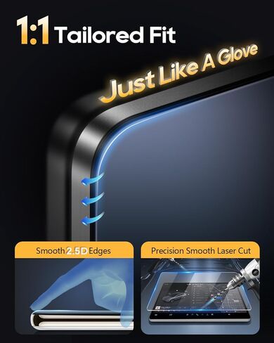 LFOTPP 2-Pack for 2025 2026 Lincoln Navigator Screen Protector [فيلم نانو] (احتياطي/ملصق أسود) AC التحكم في المناخ شاشة تعمل باللمس 2025 2026 Lincoln Navigator Accessories بلاستيك مضاد للخدش in Kuwait