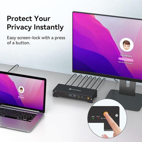 قاعدة توصيل للكمبيوتر المحمول USB C 3 شاشات 4K مع مصدر طاقة 120 وات قاعدة Thunderbolt 15 في 1 لشاشات متعددة مع منفذ 2DP ومنفذ HDMI PD100W/10 جيجابت في الثانية USB/SD&TF/Ethernet وما إلى ذلك (نظام التشغيل MacOS-لا يوجد وضع ممتد) in Kuwait