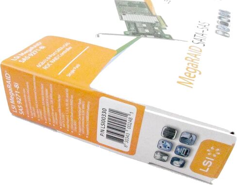 LSI Logic LSI00330 8 منافذ INT.، 6 جيجابايت/ثانية SATA+SAS، PCIE 3.0، 1 جيجابايت DDRIII؛ في الصندوق: MR SAS 9271-8I, Q in Saudi Arabia