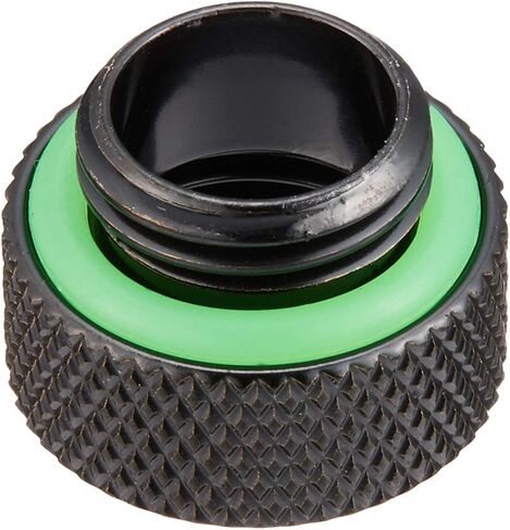 Bitspower G1/4" Male to Female Extender Fitting, 7.5mm, Matte Black in Saudi Arabia