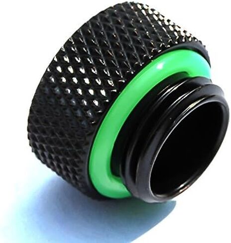 Bitspower G1/4" Male to Female Extender Fitting, 7.5mm, Matte Black in Saudi Arabia