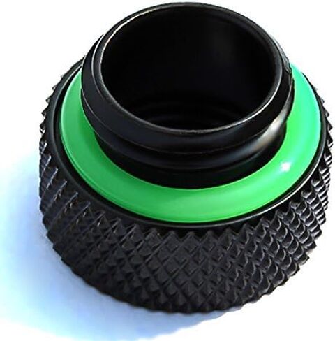 Bitspower G1/4" Male to Female Extender Fitting, 7.5mm, Matte Black in Saudi Arabia