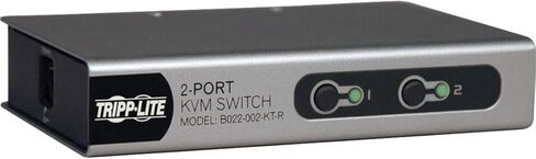 Tripp Lite B022-002-KT-R Desktop Slim KVM Switch Kit with 2 PS/2 Cables in Saudi Arabia