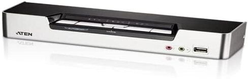 محول ATEN بمنفذين HDMI KVMP CS1792 (أسود على فضي) in Saudi Arabia