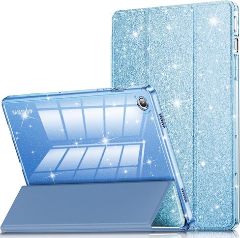 INFILAND Case for Samsung Galaxy Tab A11+Plus/A9+ Plus 11 inch Case (2023/2025), Glitter Tablet Protective Cover with Sparkly Clear Back for Girls Kids (Pink, Galaxy Tab A11 Plus) in Saudi Arabia
