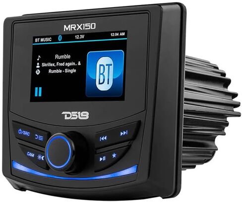 وحدة رأس بحرية DS18 MRX150 شاشة ملونة 3 بوصات، مستقبل راديو AM/FM/WB RDS، زجاج غوريلا، تصنيف IPx6 المقاوم للماء، BT، USB، قوارب AUX، ATV، UTV، عربة جولف SXS (متجددة) in Kuwait