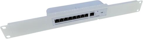 19-inch Network Rack Mount for Ubiquiti USW-Flex-2.5G-8 Switch, 1U Height, Rack Mountable (Black) in Saudi Arabia
