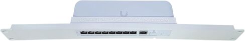 19-inch Network Rack Mount for Ubiquiti USW-Flex-2.5G-8 Switch, 1U Height, Rack Mountable (Black) in Saudi Arabia