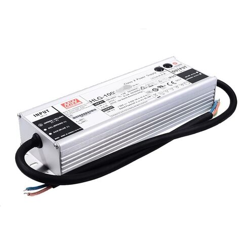 يعني جيدًا HLG 100W 24V 4A LED Driver، HLG-100H-24 محول محول إمداد الطاقة مع IP67، وظيفة PFC، حافظة معدنية، جهد ثابت/تيار in Saudi Arabia