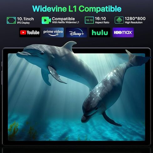 2026 Tablet ，Android Tablet,10.1 inch Android 15 Tablets, 8-Core 16GB RAM 64GB ROM | 6000mAh Battery, 1024GB Expand |1080 * 800 HD IPS Touchscreen | 5G/2.4G WiFi 6 | Bluetooth 5.0 (Gray) in Saudi Arabia