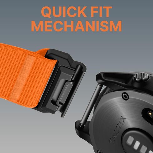 Bandletic Compatible with Garmin Fenix 8 51mm 7X 6X 5X Watch Band - 26mm Quick Fit Rugged Nylon Strap for Fenix 7X 6X Pro/5X Plus/3/3 HR/Instinct 2X Solar 3 50mm /Enduro/Quatix/Tactix/Epix Pro 2 in Saudi Arabia