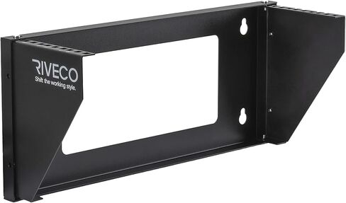RIVECO 3U Wall Mount Rack for Network| Reinforced Heavy Load 66-99 LBS Server Racks Vertical & Horizontal Mounting for 19 inches IT & Studio Equipment & M6 Screws 50 Sets in Saudi Arabia