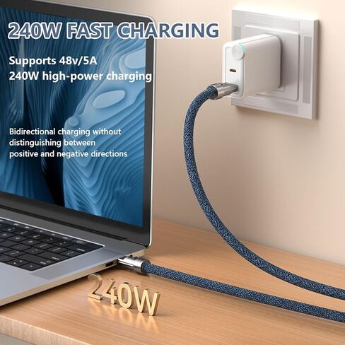 Crossbody Lanyard 4ft (120cm) – Cell Phone Neck & Shoulder Strap with Built-in 240W USB-C Charging Cable & Data Transfer – Durable Rope, Travel Essentials for iPhone 17/16/15 & Smartphones in Saudi Arabia