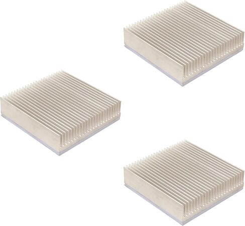 BoxWave Smart Gadget Compatible with Eero Pro 6E - TemperaCool Heatsink (3-Pack), Cooling Heat Absorption Aluminum - Metallic Silver in Saudi Arabia