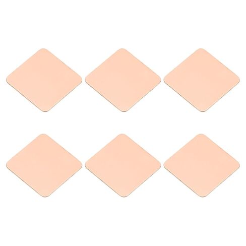 PATIKIL Copper Heatsink Pad Shims, 6 Pcs 15x15x0.1mm Copper Pad Shim IC Chipset GPU CPU Thermal Heatsink for Cooling Laptop Desktop Computer in Saudi Arabia