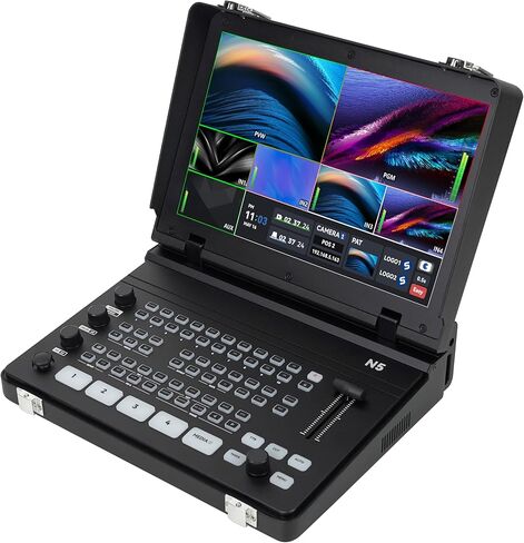 SPROLINK NeoLIVE N5S 5 قنوات إدخال، تصميم كمبيوتر محمول مع شاشة 10.1 بوصة، مع مدخلات مزدوجة 4K، ودعم مخرجات MV وPGM (Neolive N5S) in Kuwait