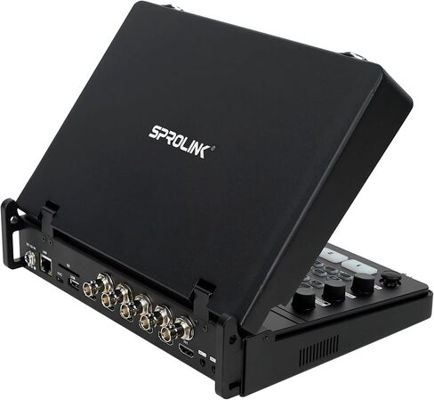 SPROLINK NeoLIVE N5S 5 قنوات إدخال، تصميم كمبيوتر محمول مع شاشة 10.1 بوصة، مع مدخلات مزدوجة 4K، ودعم مخرجات MV وPGM (Neolive N5S) in Kuwait