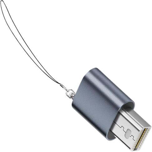 Fit Plug - رسومات 4K، شبح الشاشة الافتراضية، إشارة عالية الدقة، يفتح ميزات الوصول إلى سطح المكتب عن بعد، مستلزمات خادم الكمبيوتر، موصل مطلي بالذهب يستخدم لتعدين مضيف الكمبيوتر in Kuwait