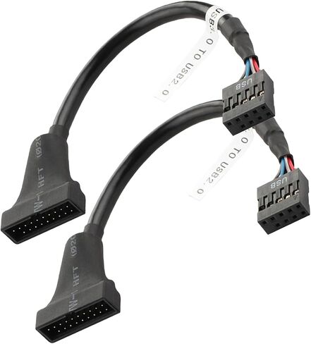كابل رأس USB 3.0 إلى USB 2.0 بطول 0.15 متر، محول موصل داخلي للوحة الأم من 19 دبوس إلى 9 دبوس in Kuwait