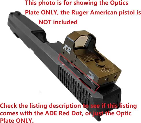 Ade Advanced Optics Red Dot Optic Adapter/Converter Mount Plate for Ruger American Pistol in Saudi Arabia