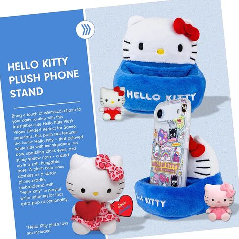 Sonix x Sanrio | Hello Kitty Plush Phone Holder - Smartphone Pillow Stand, Cozy Desk Decor in Saudi Arabia