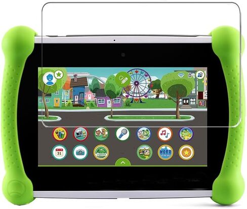 Compatible with Leapfrog LeapPad Academy Tablet 7 inch Tempered Glass Screen Protector - 2 Pack, Case Friendly, 9H Hardness, HD Clear, Anti-Scratch, Bubble Free, Anti-Fingerprint in Kuwait